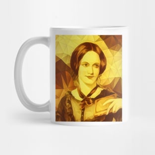 Charlotte Bronte Golden Portrait | Charlotte Brontë Artwork 11 Mug